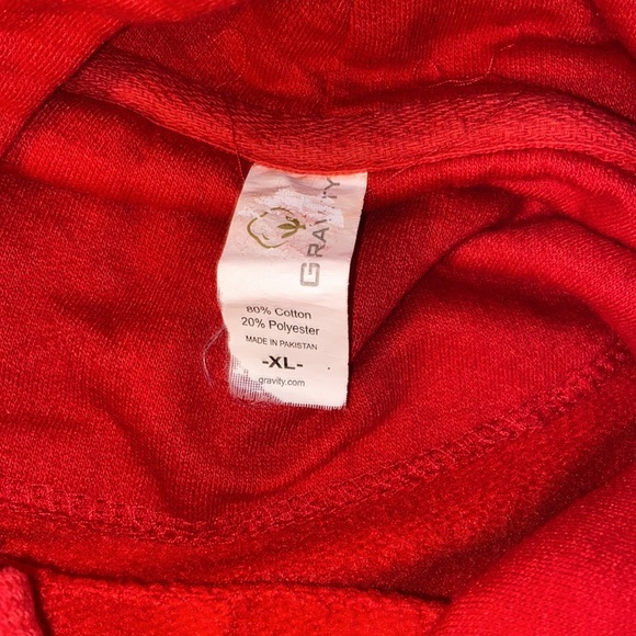 Gravity XL California Republic Red Graphic Hoodie - Picture 4 of 4